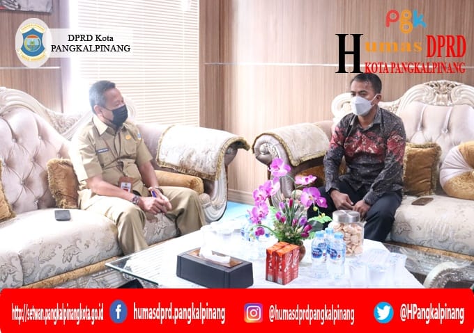 Mencari Masukan Penyusunan Pokir DPRD, Ketua DPRD Kabupaten Belitung Sambangi DPRD Pangkalpinang